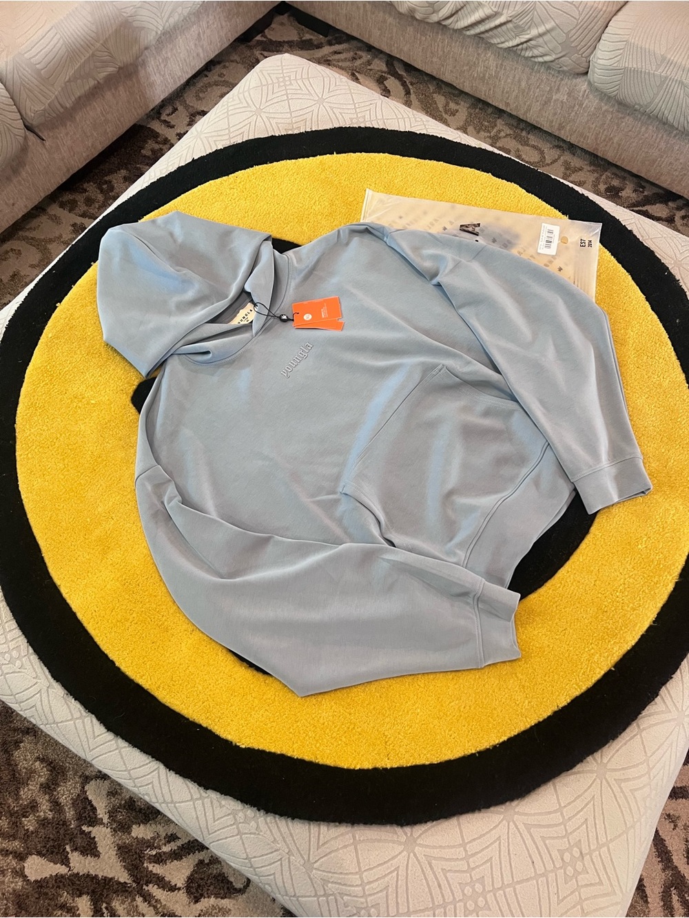 YoungLA 5216 - SOFT AF PULLOVERS, XL- Sky Blue